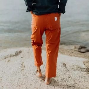 Topo Designs Womens Boulder Pants - Brick, S